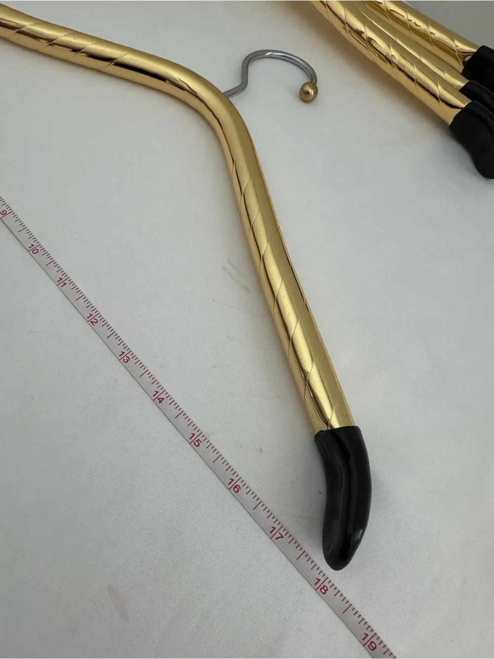 Brass Tubular “Hollywood” Hangers Set of 4